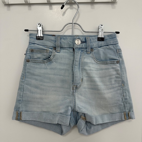 American Eagle Curvy High-Rise Denim Shorts - Picture 2 of 10
